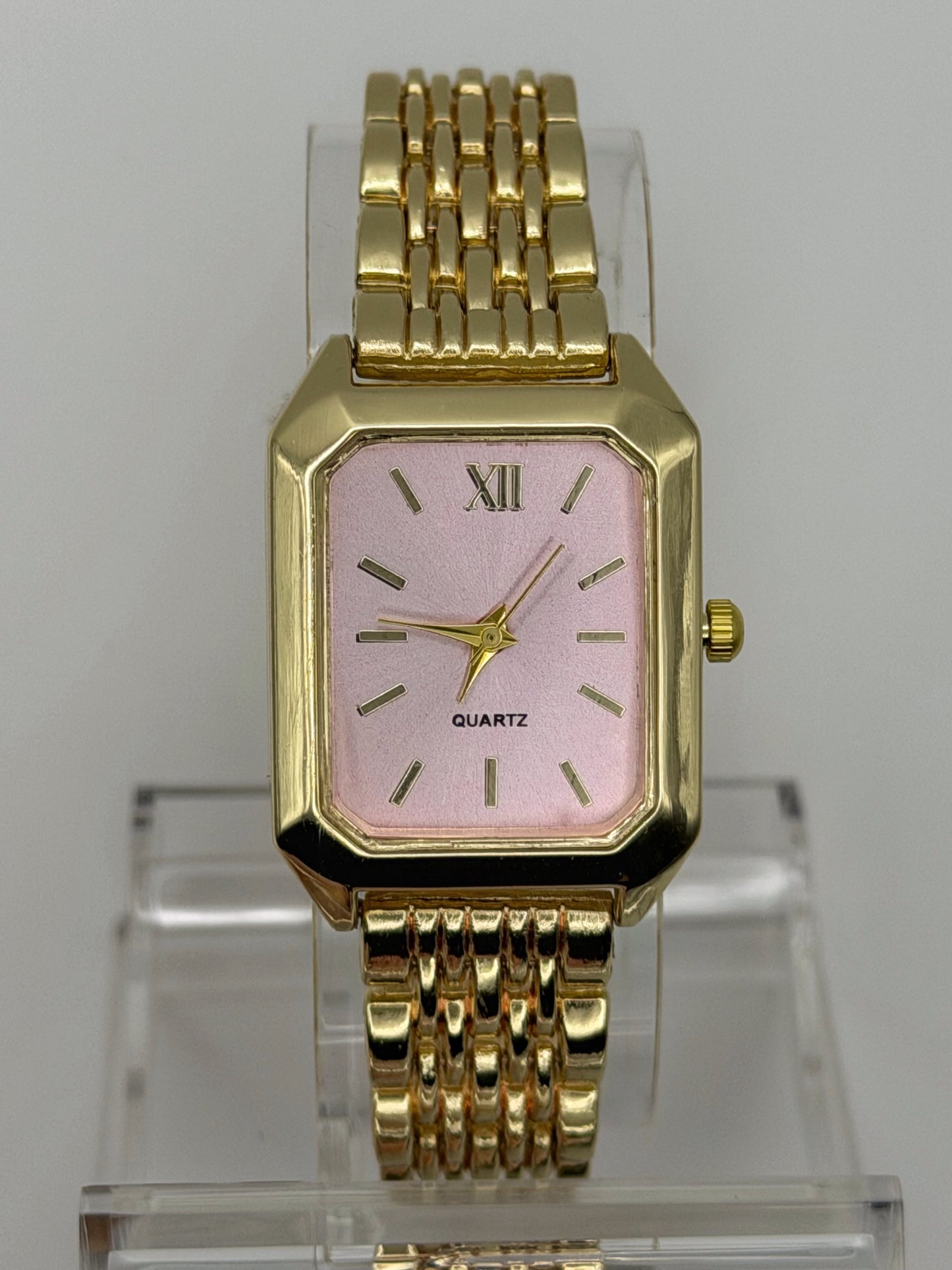 Reloj Dorado y Rosa Bellmona Petal